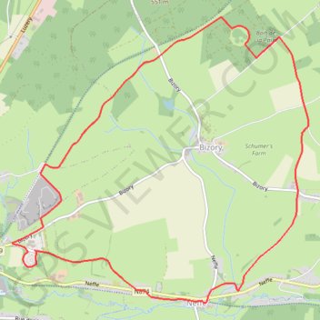 Bastogne GPS track, route, trail