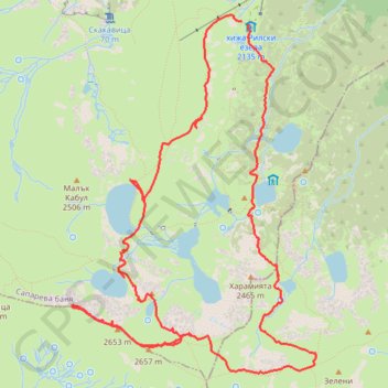 Rilska Jezera - Рилски Езера - Seven Rila Lakes GPS track, route, trail