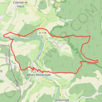 L'Ource GPS track, route, trail