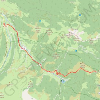 Col d'Aspin GPS track, route, trail