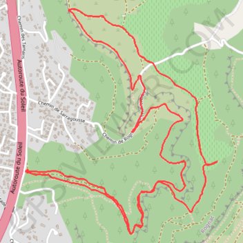 Rognac - La croix GPS track, route, trail