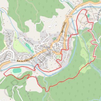Haut Vallespir - Boucle de la Baillie GPS track, route, trail