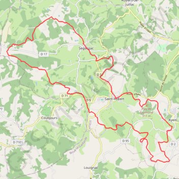 Rando plateau correzien 2017 GPS track, route, trail