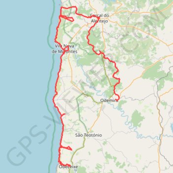 MaRotaVicentina GPS track, route, trail