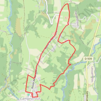 Circuit de Campistrous GPS track, route, trail