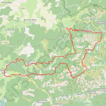 Tour Espinouse GPS track, route, trail