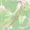 De Mons à la Cascade de Clar GPS track, route, trail