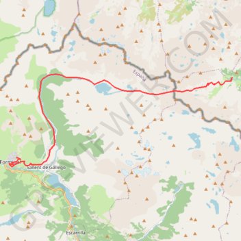 Du refuge Wallon à el Formigal GPS track, route, trail