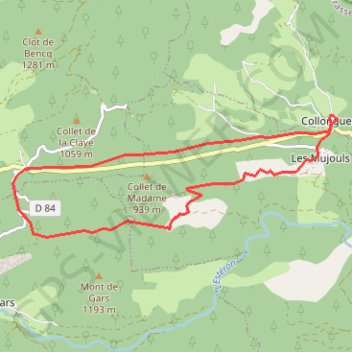 Chapelle Saint-Jeannet GPS track, route, trail