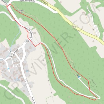 Le Tuc de Gaspard GPS track, route, trail