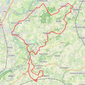 41K GPS track, route, trail
