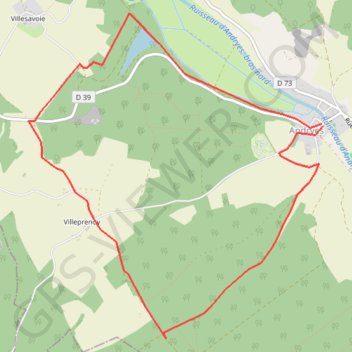 Bois de Lez - Andryes GPS track, route, trail
