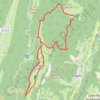 Autrans-Méaudre en Vercors Marche à pied GPS track, route, trail