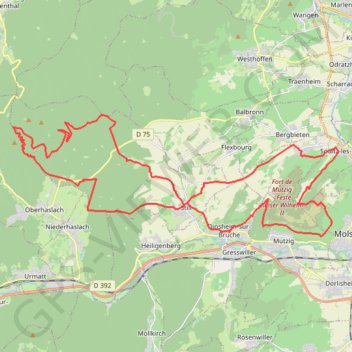 Les Grandes Manoeuvres GPS track, route, trail
