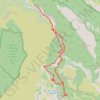 🚶 Trace de La rivière des galets GPS track, route, trail
