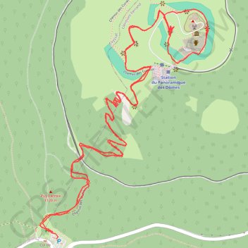 Puy de Dome GPS track, route, trail