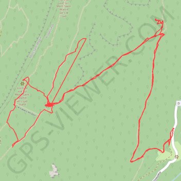 Cabane du Petit Sappey (Chartreuse) GPS track, route, trail