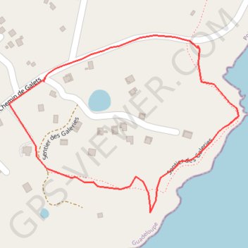 Les Galeries GPS track, route, trail