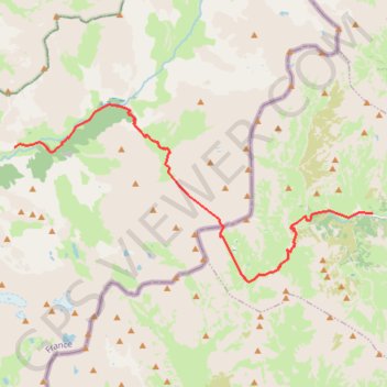 Retour Maljasset Via Col de l'Autaret GPS track, route, trail