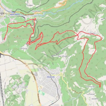 Tracks_Swisstopo Route GPS track, route, trail