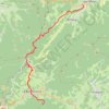Traversée des Vosges - De Sainte-Marie-aux-Mines à le Devin GPS track, route, trail