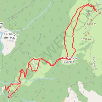 Mont Billiat GPS track, route, trail