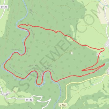 Les Gorges du Lison - Eternoz GPS track, route, trail