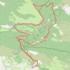 Montagne de Chamouse versant EST GPS track, route, trail