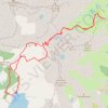 Rando du col de la Cayolle au lac d'Allos GPS track, route, trail