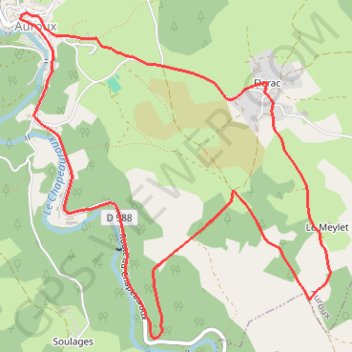 Gévaudan - Circuit du Chapeauroux GPS track, route, trail