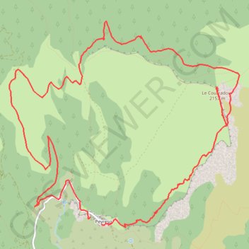 Tour du Courradour GPS track, route, trail