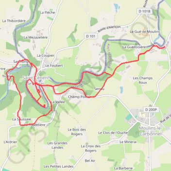 Circuit Saint Cénéri - Alpes Mancelles GPS track, route, trail