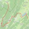 Haut-Jura - Château des Près - Saint-Maurice via Etival GPS track, route, trail