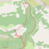 Vallon de Nans, Canaux, Montagne de Thiey GPS track, route, trail