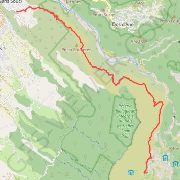 Sans soucisIlet orangers V2 GPS track, route, trail