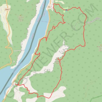Miroč - Đerdap: Mali Prilaz - Veliki Štrbac - Ploča GPS track, route, trail
