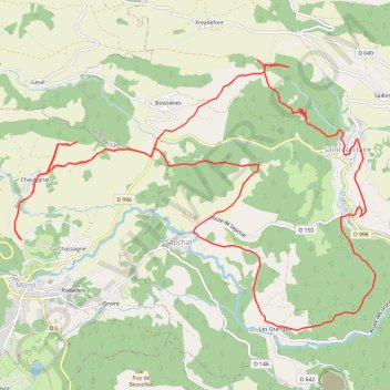 Murol - Saint-Nectaire (Auvergne) GPS track, route, trail