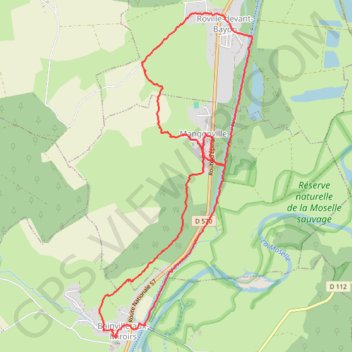 Mangonville GPS track, route, trail