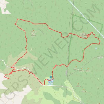 Siou Blanc GPS track, route, trail