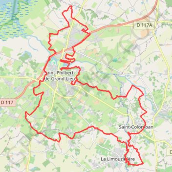 Saint Philbert de Grand Lieu - Saint Colomban GPS track, route, trail
