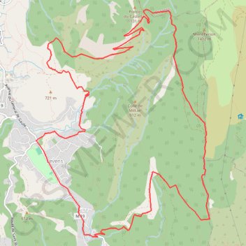Levens - Mont Ferion GPS track, route, trail