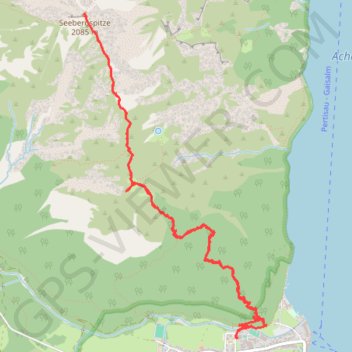 Seeberg Spitze (Autriche) GPS track, route, trail