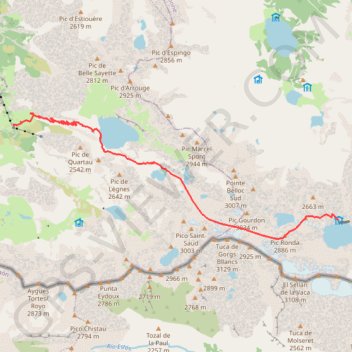 HRP à contre-courant 29 GPS track, route, trail