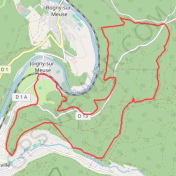 Le Blanc Caillou GPS track, route, trail