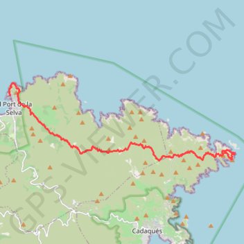 Du Cap de Creus à Port de la Selva par le GR11 GPS track, route, trail