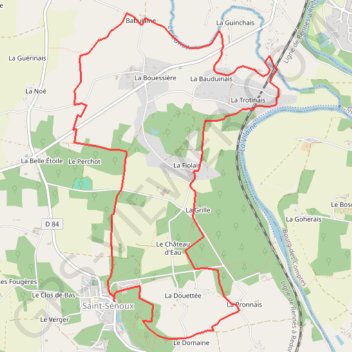 La Trotinais - Saint-Senoux GPS track, route, trail