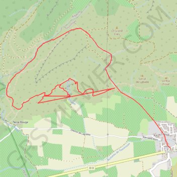 Tournissan-7,7km GPS track, route, trail