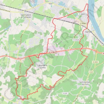 Saint pardon GPS track, route, trail
