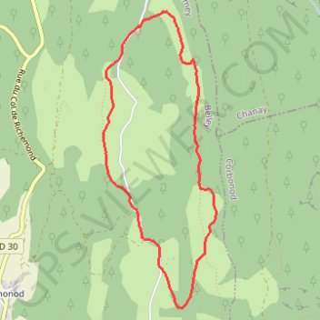 Vers le Col de Richemond GPS track, route, trail