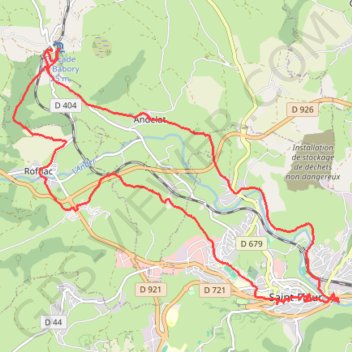 Le Tour du Sailhant - Saint-Flour GPS track, route, trail
